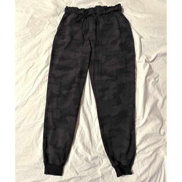 Lululemon Stretch High-Rise Heritage Camo Grey Black Jogger Pants 28" 8 - Picture 2 of 8